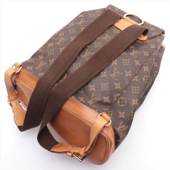 Louis Vuitton Montsouris GM Vintage Brown Monogram Canvas Backpack main image 9